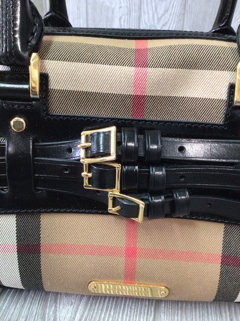 Burberry Alchester Bridle Bowling bag House check